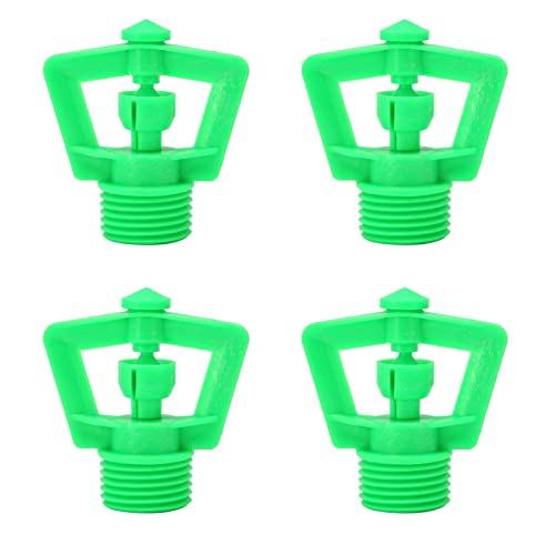 Walfront Sprinkler Rotatif, Outil d'irrigation en Plastique en Plastique, Installation Facile, Filetage Masculin G1 / 2, Idéal pour Le Jardin et l'