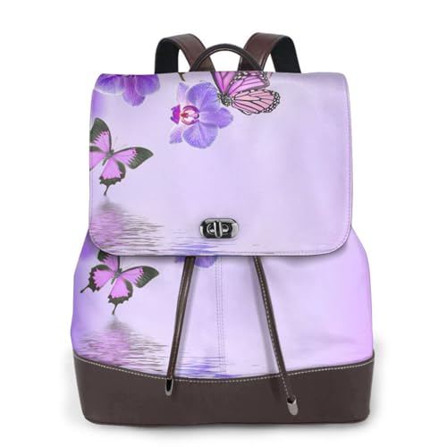 Sac à dos ordinateur portable en cuir contre le mal de dos sur le campus