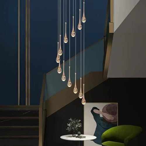 Lustre en cristal de luxe bulle pour un salon prestigieux en blanc naturel