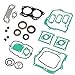 Top End kit STD Piston & Ring + Gasket Seal + Exhaust Valve + Intake Valve Spring Rebuild Kit Compatible with EZGO Fuji Robin 295cc Golf Cart EH29C 4 Cycle MCI Engine 1991-2002