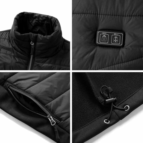 Y.A. LOTUS Colete aquecido para mulheres, jaqueta aquecida, confortável, leve, USB elétrico (não inc