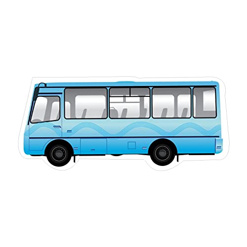 Image of Pretty UR Party Transport Theme Paper Cutouts for Birthday Parties, Tranport Party Supplies decor, Birthday Party Decoration, Cut-Outs for Rooms, Boards - Multicolour (10 pcs)