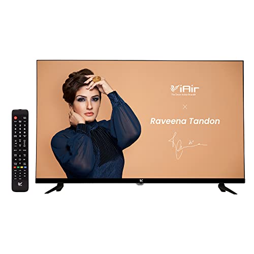 IAIR 81 cm (32 Inches) HD Ready Smart LED TV IR32SHD Frameless (Black) (2020 Model)