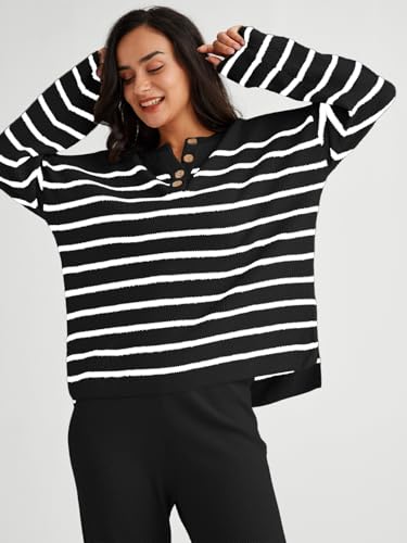 Image of LILLUSORY Women's 2 Piece Lounge Sets Oversized Slouchy Matching Cozy Knit Sets
