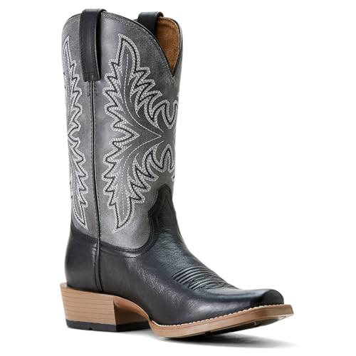 Ariat Men`s Renegade Black Night 12In Titanium Top Cowboy Boot3