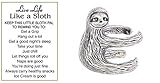 Ganz Get A Grip Sloth Gifts Charm Pocket Token with Story Card ~ 1 Token & Card