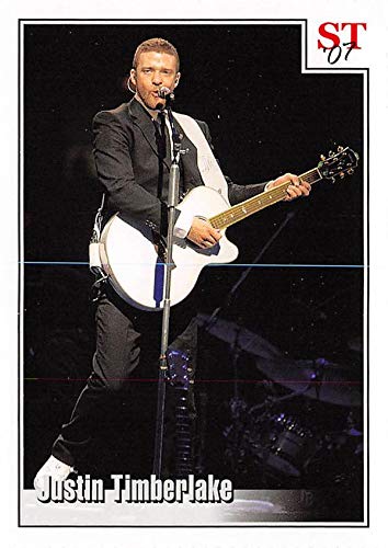 Justin Timberlake trading card (Singer NSYNC) 2008 Spotlight Tribute Promotional