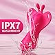 Vibrator Sex Spielzeug für die Frau Paare Vibrators mit Fernbedienung,Butterfly Vibratorensets Vibration für Frauen 10 Vibrationmode Klitorisstimulation G punkt Leise Sexspielzeug Sex Toyset für Woman