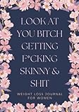 Independently Published Weight Loss Journal For Women: Food and Fitness Journal | Motivational Diet and Exercise Tracker, Meal Planner and Grocery List (2023, 7'x10', Paperback)