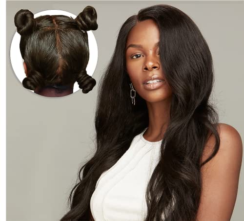 ISSEYDIRA Full Lace Human Hair Wigs,Body Wave Full Lace Wig Glueless Full Lace Wig Human Hair 100% Remy Hair 150% Density Pre-Plucked With Invisible Knots(Black,20inch)ã€FULL LACE WIGS STOREã€‘