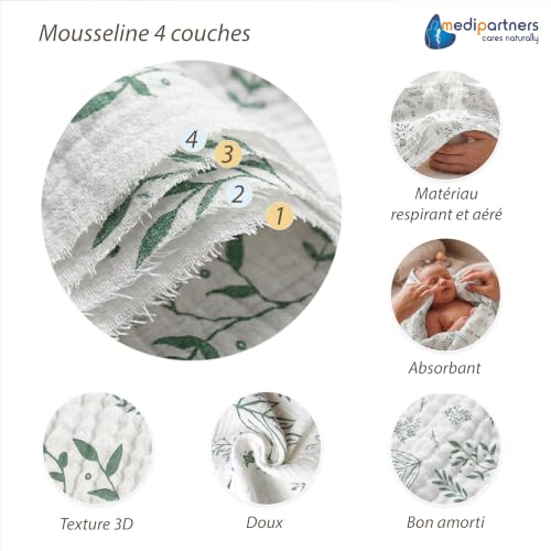 Couvertures bébé nid d'ange une douce et moelleuse en mousseline