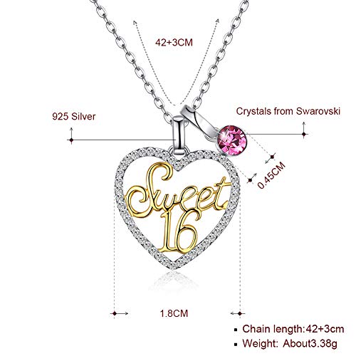 Collier en cristal chaîne de clavicule cœur argent pour le quotidien