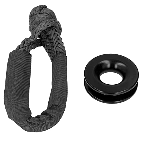 Kit de Anel de Recuperação de, Corda Sintética Macia, Liga de Alumínio, Anel de Captura, Atv, Utv, S