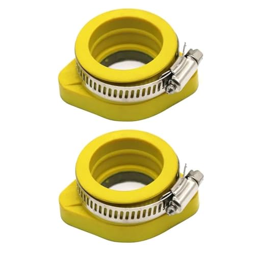 Adaptateur de carburateur PWK souple haute résistance thermique pipe admission moto 2 pièces