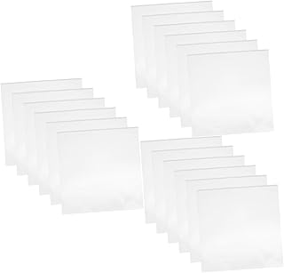 Homoyoyo 90 Peças Saco De Proteção De Registros Chiodos Acessórios De Vinil Em Pvc Capa De Disco Transparente Capa De Disco Mangas De Álbum Plástico Bolsas De Armazenamento De Vinil Bolsas