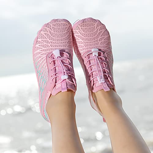 Image of Hike Barefoot Shoes Womens Men,Unisex Barefoot Water Shoes Breathable, Anti-Slip Hiking Footwear for Athletic Wide Toe Shoe Footwear for Hiking, Walking, Running, Yoga, and Water Sports