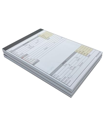 Bloc de notas de aviación estructurado VFR IFR para evitar errores de copia ATC pack de 3 5
