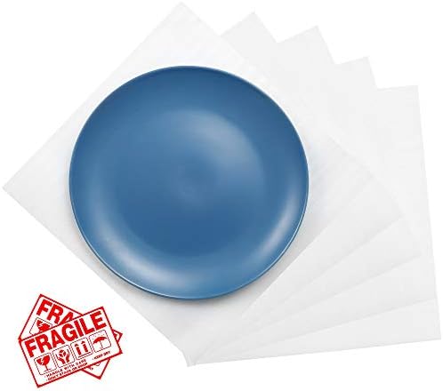 120 Pack Foam Wrap Sheets 12"×12" - Packing Foam Wrap Sheets for Moving/Shipping, Fragile Labels, Dish Packing Supplies/Material, Cushioning Foam Padding for Packaging Dishes/China/Plates/Mugs/Cups