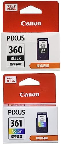 Amazon.co.jp: Canon 純正 インクカートリッジ BC-360 (ブラック) + BC  