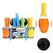 Kisangel 1set Medium Bowling Toy Game Kit for Boys and Girls Fun for Family Activities and Early Development Games