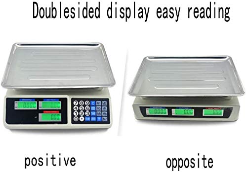 Báscula electrónica portátil capacidad 30kg con pantalla LCD miniatura 4