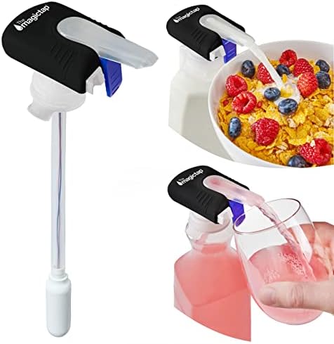 Magic Tap Automatic Drink Dispenser for Fridge, Black (1 Pack), N...