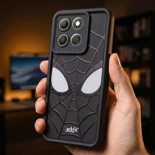 Image of DARKFIT Back Case Cover Compatible for Motorola G86 5G | Silicone Case | Camera & Body Protection| Shock Proof | for Motorola G86 | Color Black