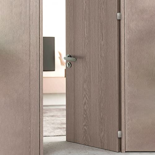 Home Master Hardware 3.5 In. X 3.5 In Door Hinges Residential Interior Bedroom Hardware Door Hinge With 5/8" Radius Corner Satin Nickel 18-Pack #TOP4