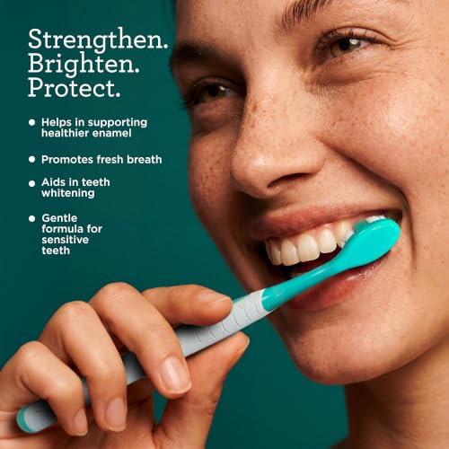 Image of GuruNanda Hydroxyapatite Toothpaste, SLS & Fluoride Free, Whitening Toothpaste - Freshens Breath, Fights Plaque - Natural CocoMint Jasmine Neem