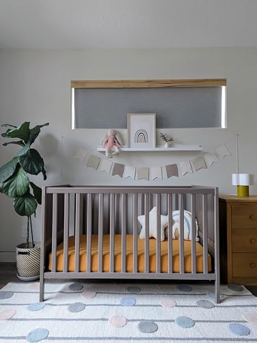 Image of Extra Soft & Thick 4 Layer Muslin Cotton Standard Fitted Crib Sheet (Russet Brown)