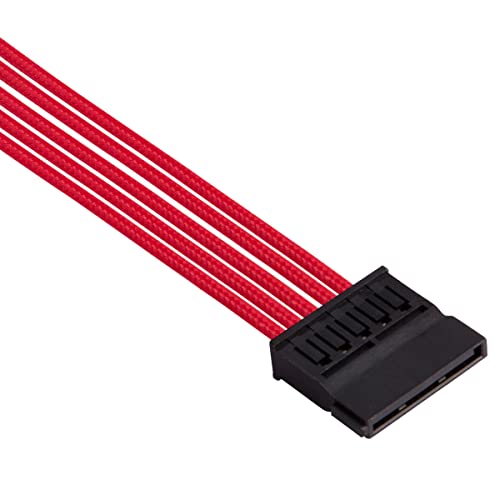 Corsair Câbles d'alimentation interne, Rouge, 30 ft / 10 m