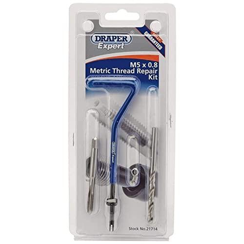 Draper 21714 Expert Metric Thread Repair Kit, M5 x 0.8