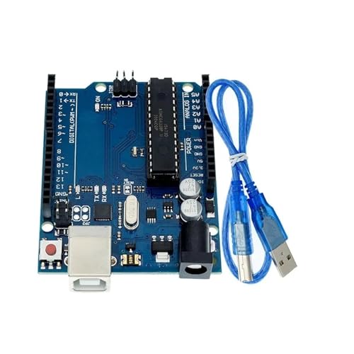 Carte Uno R3 ATmega328P version officielle avec câble USB pour programmation IDE - 3