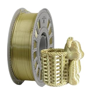 シルクPLAプリントフィラメント,直径1.75mm 正味重量1KG,3dプリンター フィラメント寸法精度±0.03mm,PLAフィラメント，ほとんどのFDMプリンターに対応 (ミルクコーヒー色)