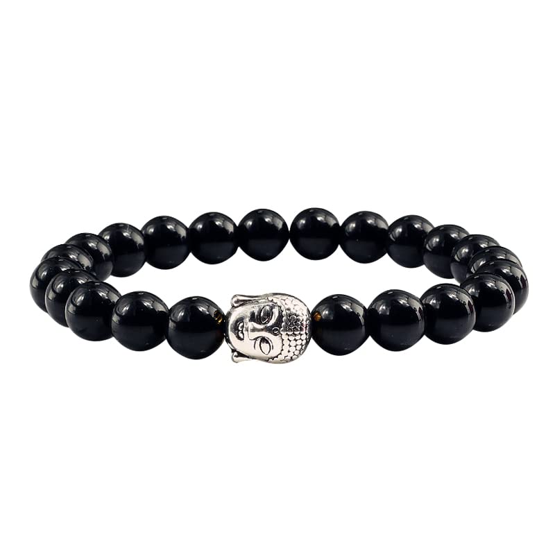 Bracelet en pierre volcanique naturelle pour méditation et style quotidien