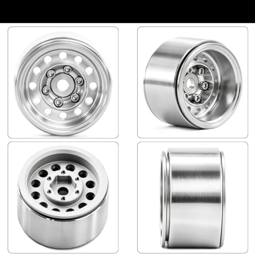 RCMMTING 1.0 Micro Crawler Wheel/Tire Set