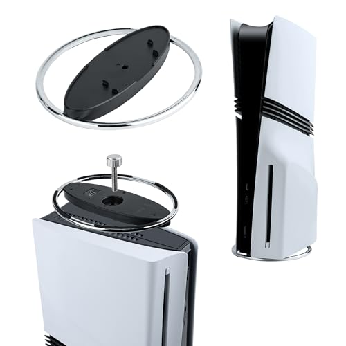 Mcbazel PS5 Standfuß Vertikal, PS5/PS5 Slim/PS5 Pro Gaming-Konsole Halterung Vertikaler Ständer, Universeller Aufrechter Kreisstandfuß für Playsation 5 & Playsation 5 PRO