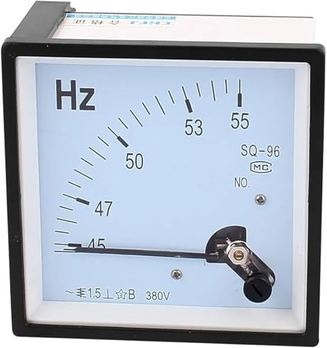 Fréquencemètre SQ-96 45-55 Hz avec boîtier robuste et cadran haute précision