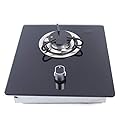 PROYONGOO Gr-b001 Propane Gas Cooktop, 1 Burner RV Gas Cooktop, 11.4 * 12.8 * 2.8 Inch RV Cooktop Propane Stove for Boat Caravan RV Camper, Black