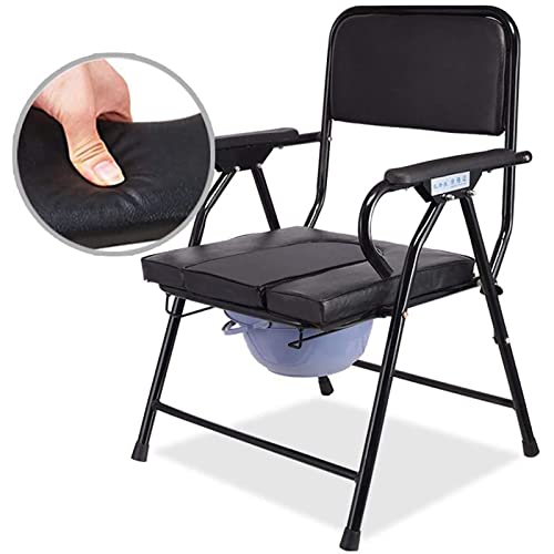 Inodoros Móviles, Robustos, Duraderos, Seguros Y Espaciosos, con Armarios de Cajones Acolchados para Pacientes Obesos por Debajo de 330 Libras, MESWETAO