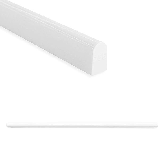 Buy High Pencil Tile Trim 1/3 x 12 inch Shower Edge Ceramic Tile ...