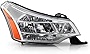 ACANII - For 2008-2011 Ford Focus S|SE|SES|SEL Chrome Housing Headlight Headlamp Assembly Replacement Passenger Side