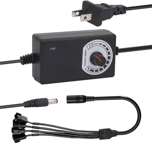 Alimentation ventilateur PC 12V réglable pour un bureau calme et un ordinateur bien refroidi