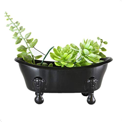 Tenfuju 5.5" Black Clawfoot Bathtub Metal Tube Decortative Soap Dish Holder Shower Bar Soap Tray For Bathroom Or Kitchen,1 Pack #TOP6