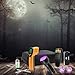9Pcs Ghost Hunting Equipment Kit Include 1EMF Meter 1 EVP Radio 1 UV Flashlight 2 Dowsing Rods 2 Cat Balls 1 Ghost Necklace 1 Temperature Gun for Professional Paranormal Investigations,Indoor&Outdoor