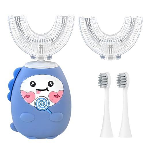 Cepillo de dientes en forma de U de 360 grados para un cepillado sin llantos