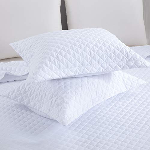 Hombys 3 Piece Oversized King Quilt Set Bedspread 128X120 Reversible Lightweight Coverlet Summer Comforter Set (Super King Plus (128X120), White) #TOP3