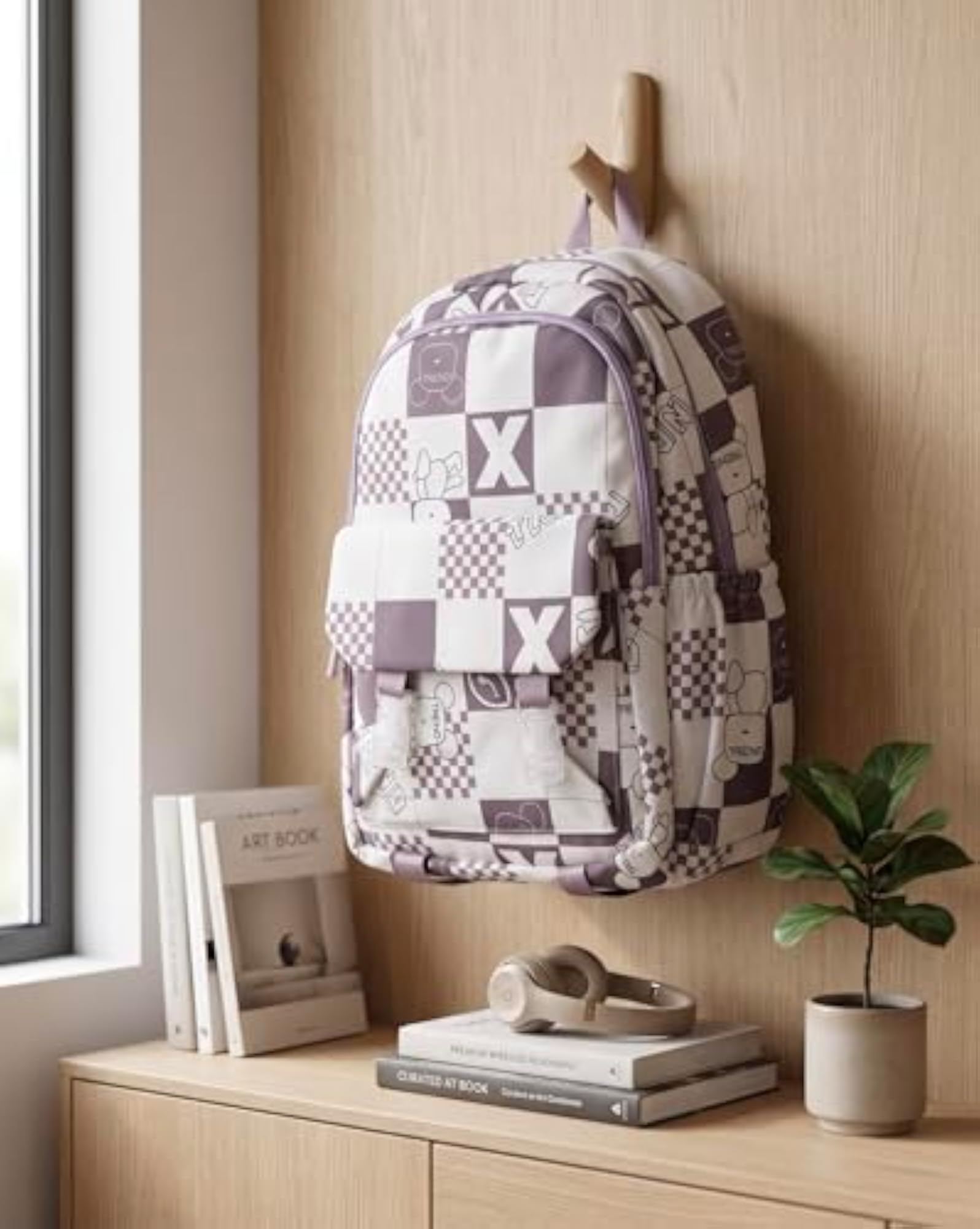 Cute Pink School Backpack for Girls