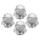 NOLITOY Soupape de Sécurité Autocuiseur 14 MM en Acier Inoxydable Lot de 4 Pièces Verrou de Sécurité et Joint Étanche Compatibles Cocottes-Minute Remplacement pour Cuisson sous