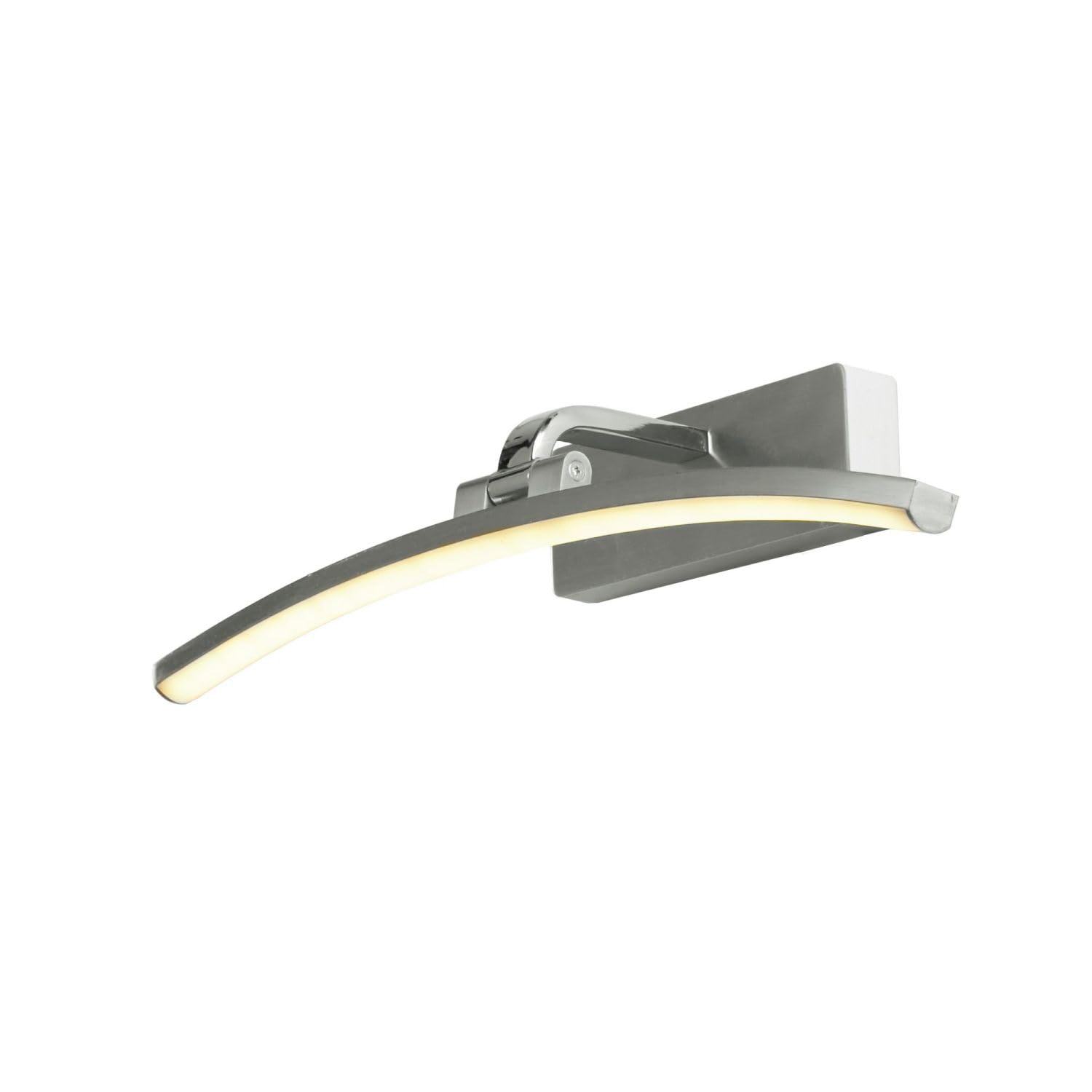 Lampada da parete a LED con interruttore L: 40 cm in argento 3000 K 503 lm bianco caldo regolabile metallo moderna lampada da quadro soggiorno specchio luce bagno